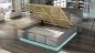 Preview: Designer Doppelbett "Anzio" Bett Polsterbett mit Bettkasten + Lattenrost + LED ! Grösse frei wählbar!
