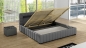 Preview: Designer Doppelbett "Lucenza" Bett Polsterbett mit Bettkasten + Lattenrost ! Grösse frei wählbar!
