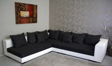 Design Riesen Wohnlandschaft Big Couch XXL Modell "Ramires"