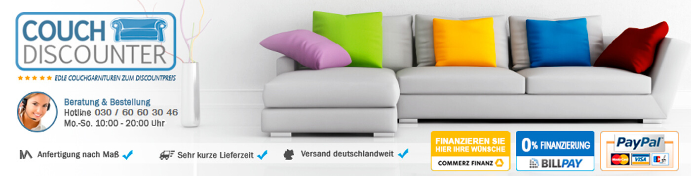 COUCHDISCOUNTER - Qualität, Auswahl, Service und günstige Preise-Logo