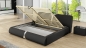 Preview: Designer Doppelbett "Rio" Bett Polsterbett mit Bettkasten + Lattenrost ! Grösse frei wählbar!